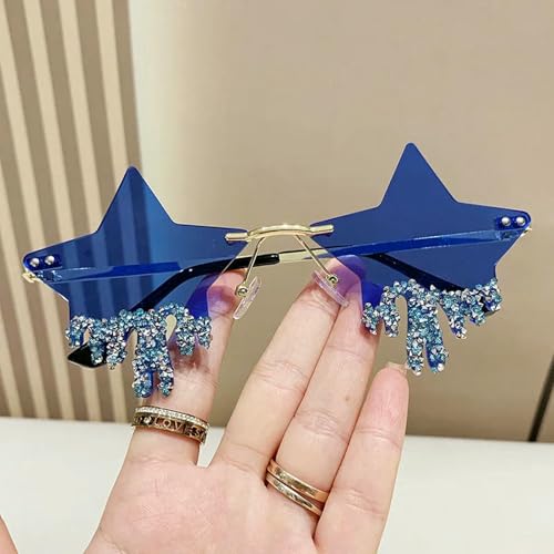 Lunettes de soleil sans monture finis les masques lourds pour Halloween