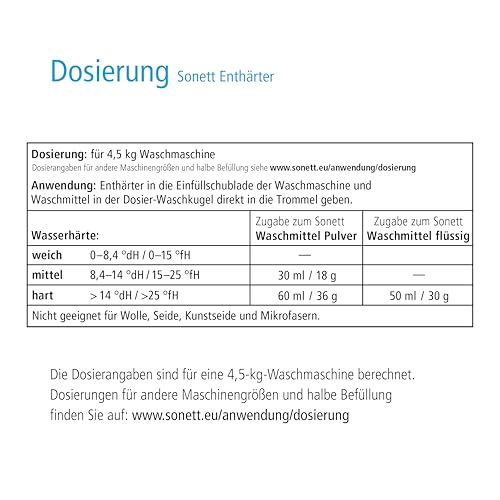 Sonett Enthärter, 1 kg – Ansicht 2
