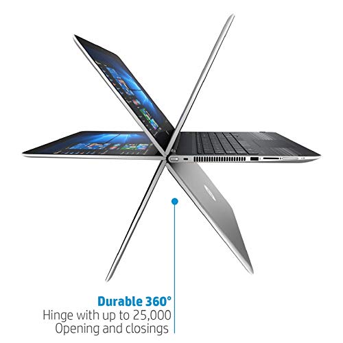 Image of HP Pavilion x360 Core i5 10th Gen 14-inch FHD Touchscreen 2-in-1 Alexa Enabled Laptop (8GB /256GB SSD+1TB HDD /Windows 10 /MS Office /Inking Pen /FPR /Natural Silver /1.59 kg), 14-dh1011TU