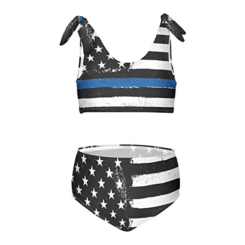 Girls' 2 Piece Bikini Set, Bowknot Swimsuit Bathing Suit for Girls 3-10T