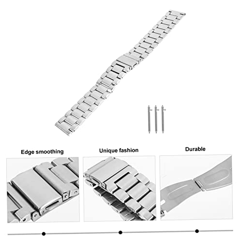 Correa de reloj pulsera para mujer y pulseras de acero inoxidable 3