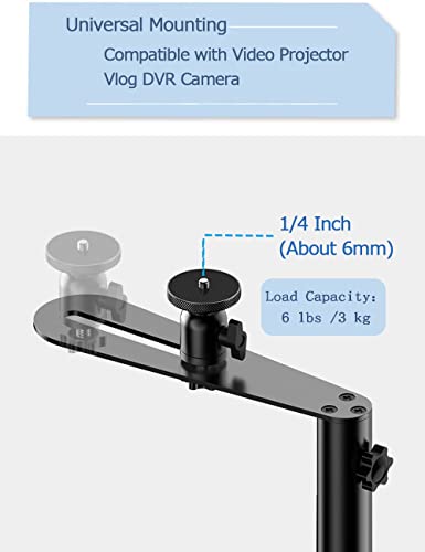 Hibori Projector Stand Floor Projector Mount Adjustable Height 16 To 48 Inch Universal Projector Ceiling Mount 360 Degree Rotation Compatible With Epson, Xgimi, Vankyo, Jinhoo, Auking #TOP5