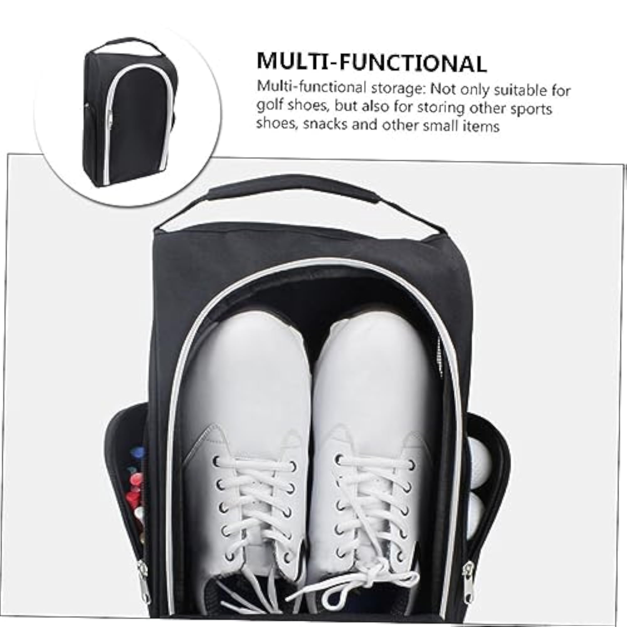 Compact Travel Shoe Organizer Bag for Sneakers
