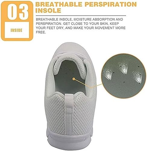 FKELYI Women's Christmas Running Shoes Breathable Trainers Sneakers Easy Go Walking Flats Tennis Shoes4