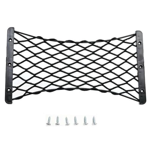 Filet de rangement latéral de voiture en maille élastique avec attache adhésive