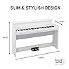 Best Digital Piano for Church - Top 5 Expert Review and Picks 25 KORG LP-380U Digital Home Piano with 88-Key Fully Weighted Keyboard, Built-in Speakers, Furniture Stand, and 3-Pedal Unit, Compact (LP-380-WH U) #2