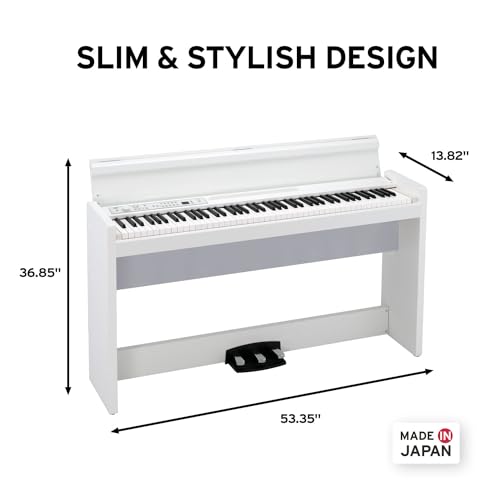 Korg LP-380U – Digital Piano with Stand – White - Les Beatles, Paul McCartney, John Lennon, RIngo Starr, George Harrison Korg LP-380U - Digital Piano with Stand - White – Image 4
