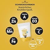 NatureHolic Snailfeed Sticks - Schneckenfutter fürs Aquarium - extra viel Calcium - mit Moringa & Spirulina - Futter für Schnecken - Made in Germany