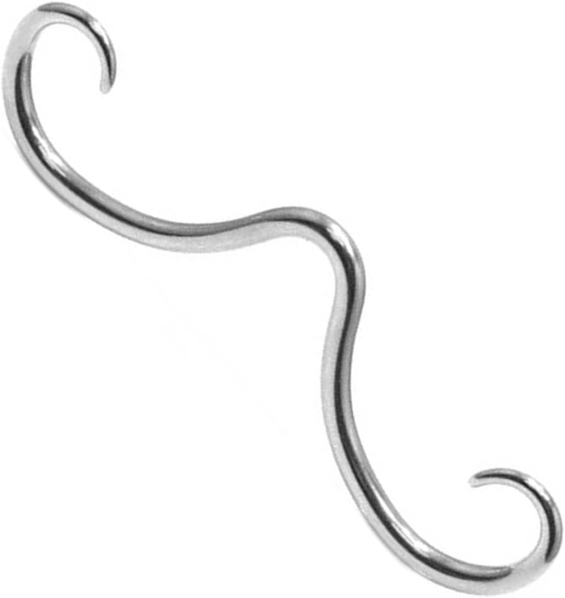 Stainless Steel Septum Mustache Nose Rings Hoop Piercing Hanger Fashion Studs Body Jewelry Enduring Mustache Rings Body Acces