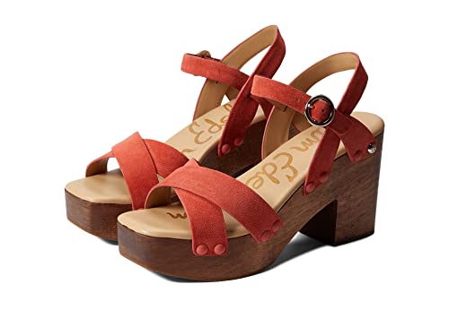 Image of Sam Edelman Haydee Fashion Slip On Open Toe Heeled Slides Sandals