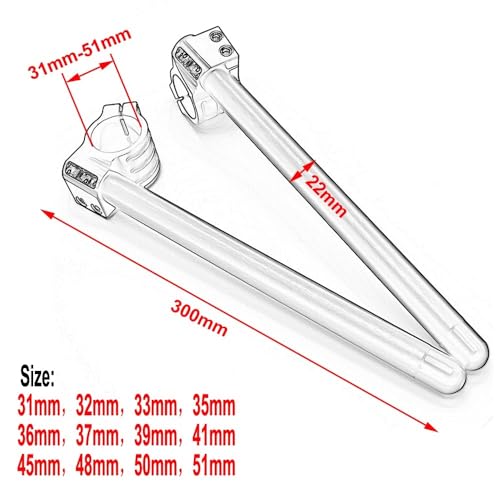 Guidon Riser Moto 7/8" argenté : éliminez les douleurs de poignets sur fourche
