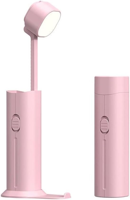 4 in 1 Retractable LED Desk Lamp with Phone Holder,Foldable