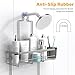 AKTECKE Shower Caddy Hanging Bathroom Organizer: Rustproof Shelf for Inside Shower - No Drilling Racks Over Showerhead - Bath Shelves for Shampoo Soap