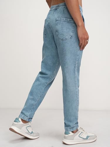 Image of Highlander Mens Tapered Fit Denim Jeans for Man| Regular Length|Mid-Rise|Stretchable Fabric for Comfort fit| Jeans for Man | Men Jeans