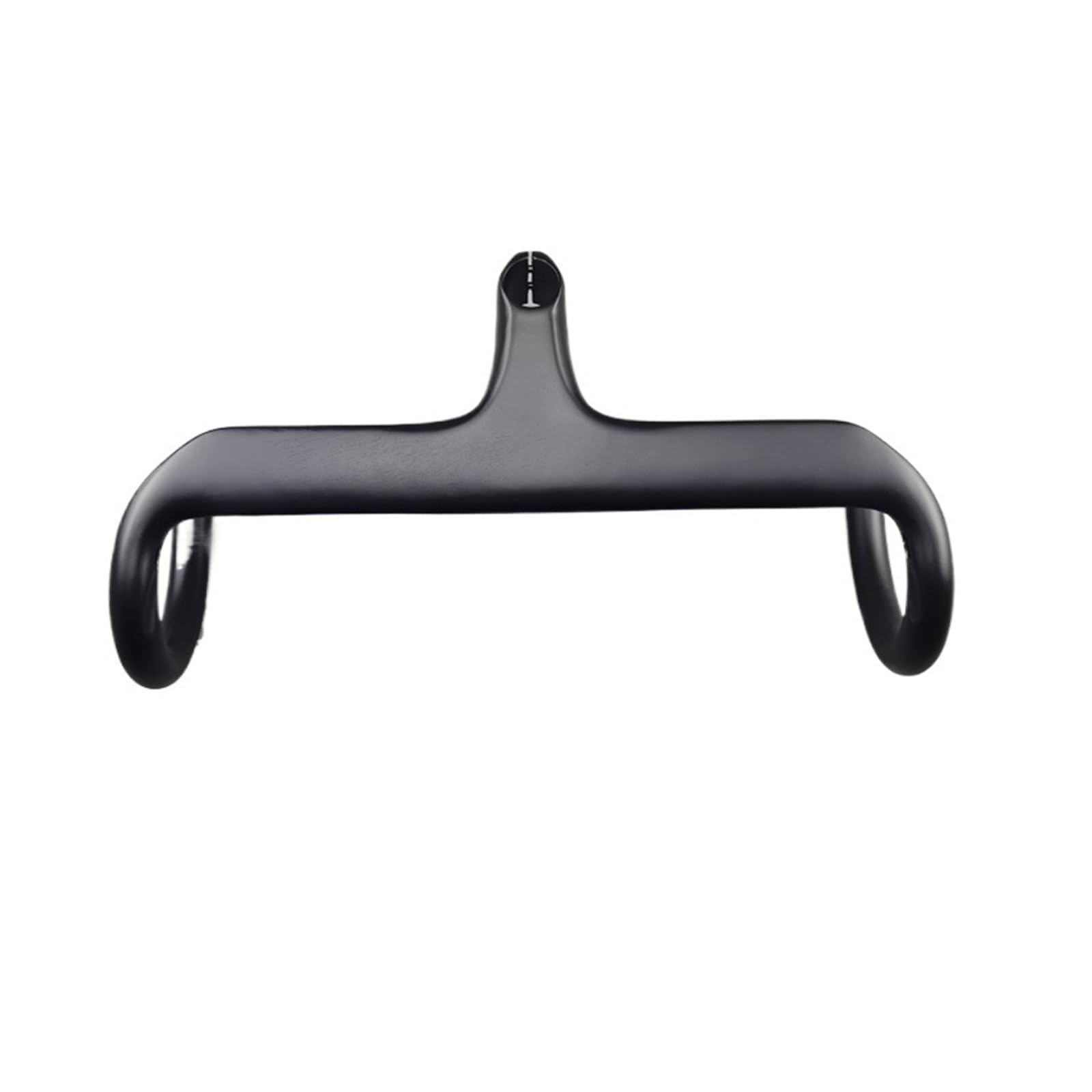 Guidon de vélo de Route en Carbone Guidon de vélo de Route en Carbone 28,6 mm 3k Mat 400/420/440 Guidon intégré avec Potence Guidon de vélo Noir Mat(Black 110x440mm)