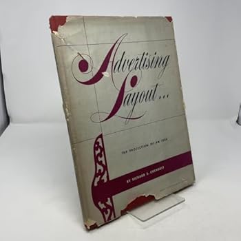 Hardcover Advertising layout,: The projection of an idea, Book