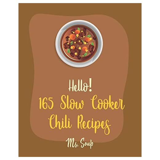 Hello! 165 Slow Cooker Chili Recipes: Best Slow Cooker Chili Cookbook Ever For Beginners [Mexican Slow Cooker Cookbook, Green Chili Recipes, Italian Slow Cooker Cookbook, Chilies Cookbook] [Book 1]