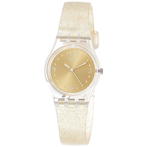 Swatch Originals Quartz Movement Gold Dial Unisex Watch LK382