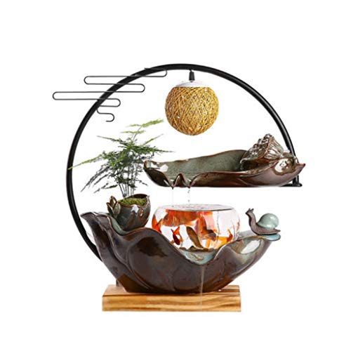 ZAZA Kreatives Brunnengeschenk Freizeit-Desktop-Brunnen-kreativer...