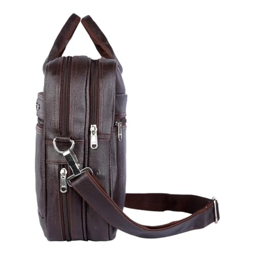 Image of Brown Casual Men's Laptop Messenger Bag