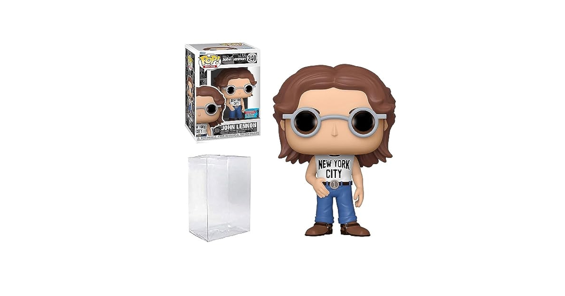 Funko Pop! Rocks John Lennon 247フィギュア Mint! Funko Pop Rocks! John Lennon Funko Shop Exclusive In