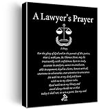 Inspirational Quote Canvas Wall Art Lawyers Prayer Canvas Print Positive Lawyer Painting Law Office...