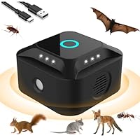 360° Ultraschall Mäuseabwehr,Mäuseabwehr Rattenabwehr mit Ultraschal,für Haus, Keller, Garten, Mäuse und Ratten,vertreiben ohne Chemie und Mäusefalle,300 m² Wirkungsbereich