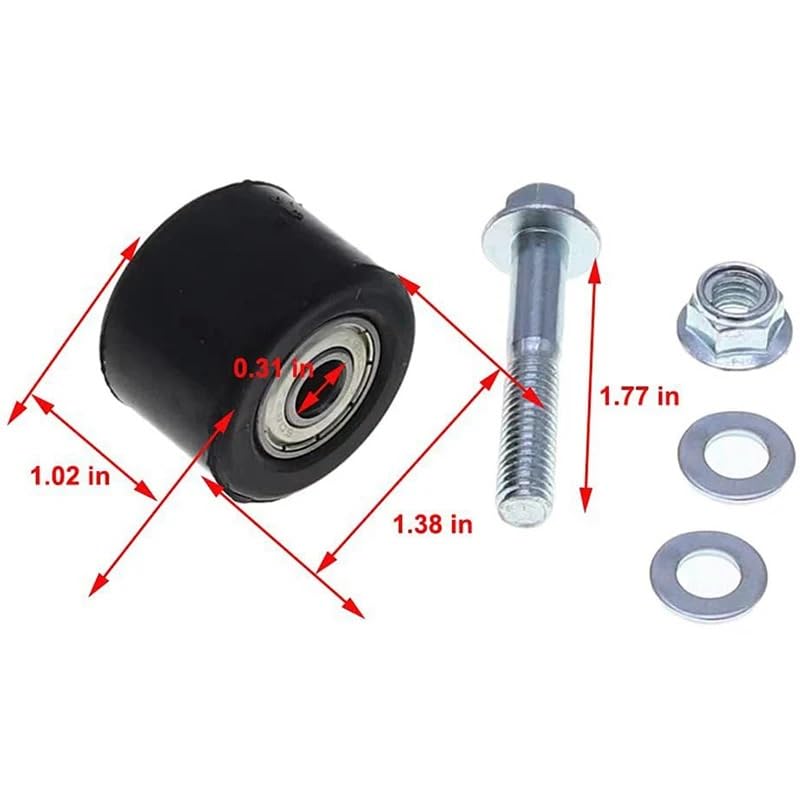 Polea de alternador YFZ 350 guía de rodillo tensor para rutas exigentes en motocicleta 5