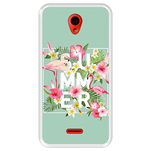 Hapdey Funda Transparente para [ Wolder Wiam 23 ] diseño [ Verano,...