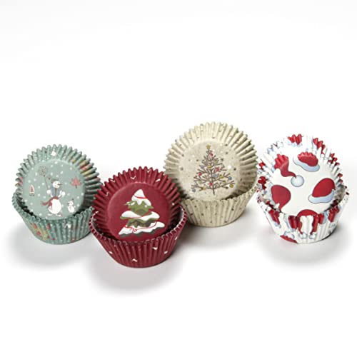 Chef Craft 200-Piece Christmas Baking Cups, Multicolor, Assortment (42064) #TOP12