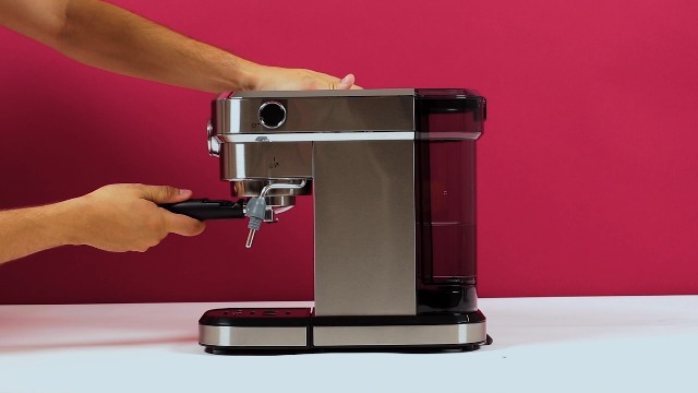 Macchina Espresso H.Koenig EXP820 - 20 Bar, Acciaio Inox, Thermoblock, Schiumatore Latte, 1350W - Foto 3