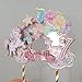 Personalized Unicorn Cake Topper Shaker Rainbow Custome Birthday Them Party Supplies Handmade