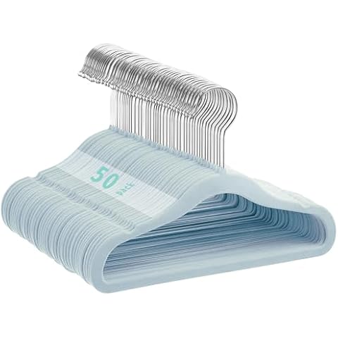 MangoKit Velvet Hangers 50 Pack for Kids Cover