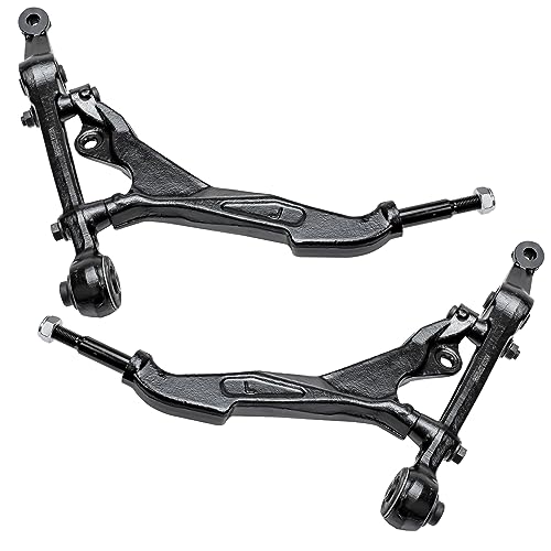 Image of Detroit Axle - 14pc Front End Kit for 1994-1997 Acura Integra, 1992-1995 Honda Civic, Upper Control Arms w /Ball Joints Lower Control Arms Lower Ball Joints Sway Bars Tie Rods Boots Replacement