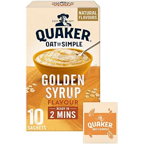 Quaker Oat So Simple Golden Syrup Porridge Sachets Cover