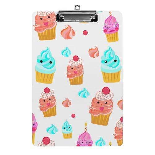 Planchette à pince A4 gâteau coloré pour l'organisation de bureau