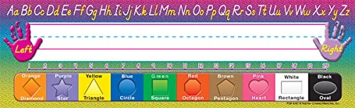 Teacher Created Resources Modern Printing Flat Name Plates (4307)