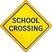 SMART BLONDE School Crossing Novelty Metal Crossing Sign CX-470