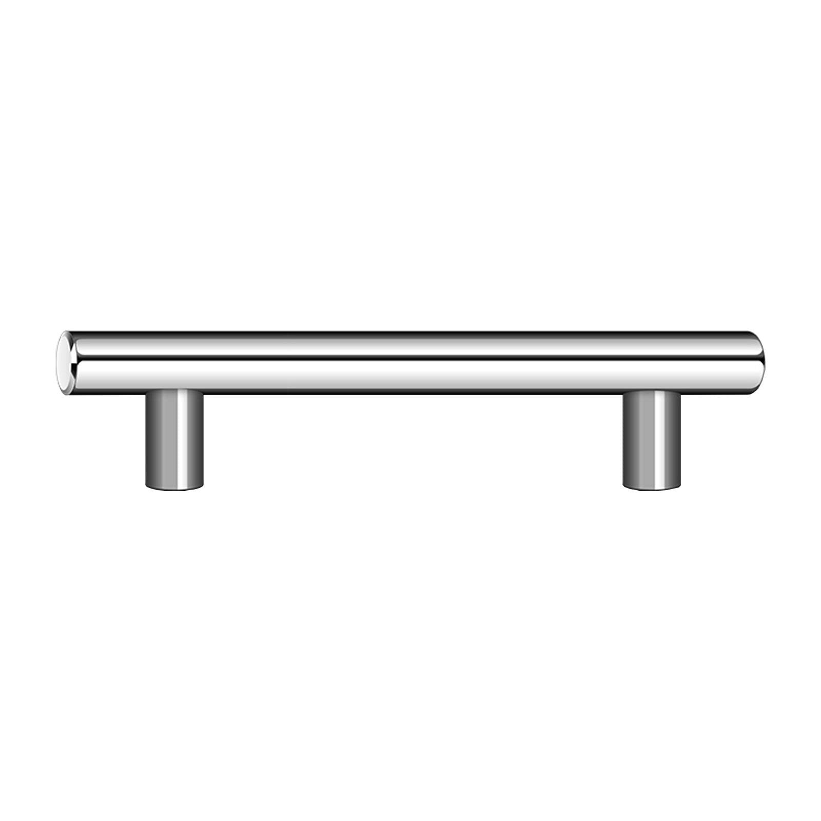 Poignées en acier inoxydable 304 pour meuble de cuisine argent 128mm lot de 2