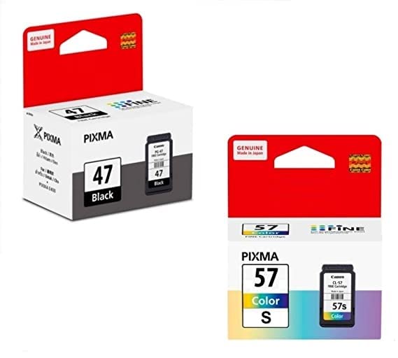 PG 47CL 57 Small Ink Cartridge Compatible with Canon Printer E400 E410