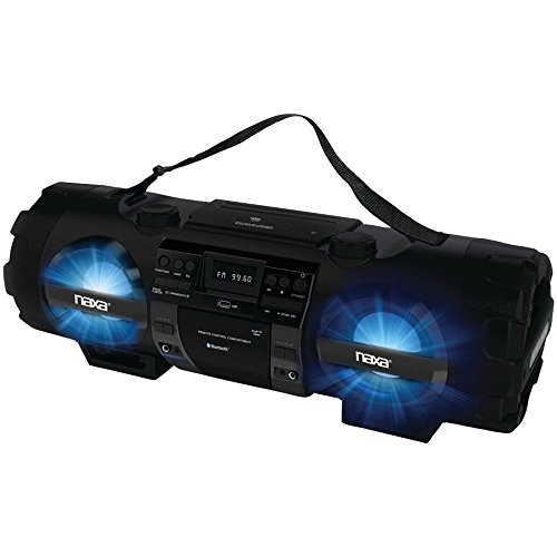 Naxa MP3/CD Bass Reflex Boombox & PA System with Bluetooth
