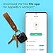 Tile Mate (2022) 1-Pack, Black. Bluetooth Tracker, Keys Finder and Item Locator; Up to 250 ft. Range. Up to 3 Year Battery. Water-Resistant. Phone Finder. iOS and Android Compatible