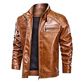 Zoom IMG-1 lkrseef giubbotto in pelle uomo