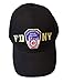 FDNY Baseball Hat Police Badge Fire Department of New York City Black & Gold
