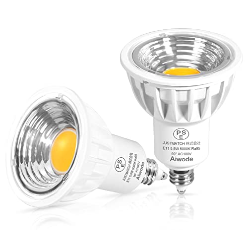 Aiwode LEDd 5.5W E11a11mm 95RaFLED X|bgCgsAF5000K 2ZbgAnQd60W`ALp^Cvr[p90xA邳550lmAΉd100V ALb`AAEghAAIt