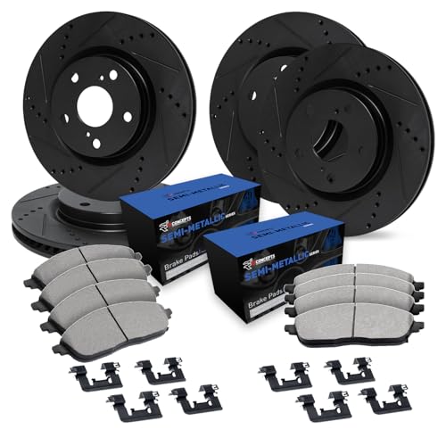 Image of R1 Concepts Front and Rear Brake Kit Fits 2015-2023 Mercedes-Benz C300