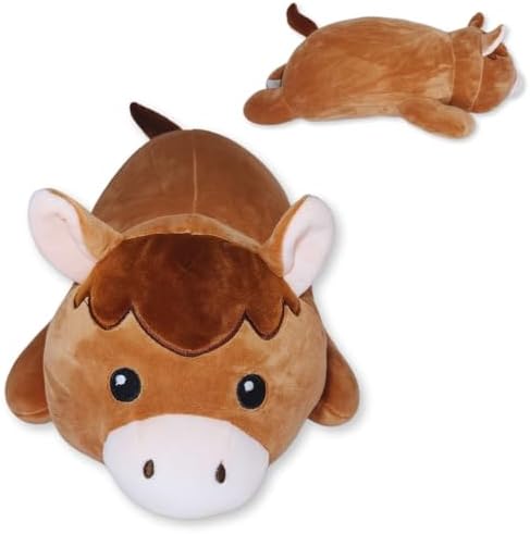 Cavalo de Pelúcia Fizzy Toys Formato Almofada Plush