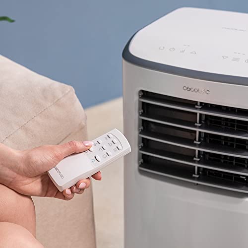 Cecotec Tragbare Klimaanlage mit Fernbedienung und taktiler Steuerung Forceclima 7400 Touch. 7000 BTU, LED -Bildschirm, 4 Modi, 2 Geschwindigkeiten, Abdeckung von bis zu 15 m2