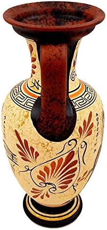 Greek Ceramic Pottery,Amphora 26cm,Adonis with Goddess Aphrodite