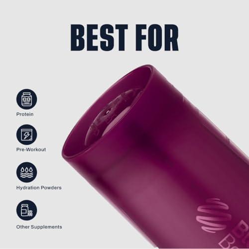 Image of BlenderBottle Classic V2 Shaker Bottle Perfect for Protein Shakes and Pre Workout, 28-Ounce, Plum